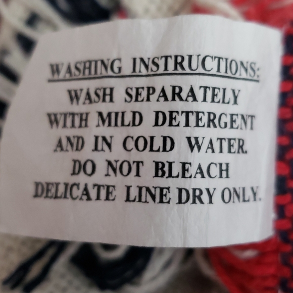 VTG 1995 Teacher's tapestry throw blanket cotton Teachers Touch a Life Forever - Picture 8 of 8